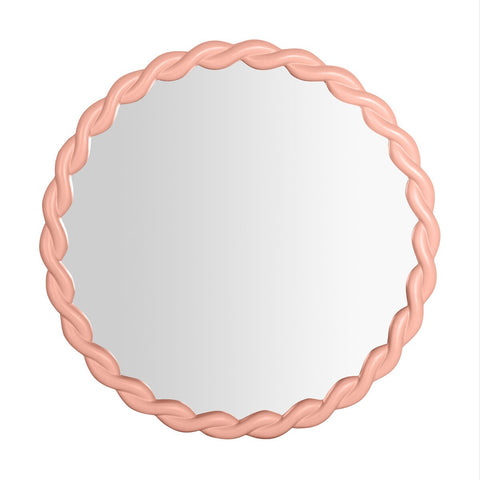 Agnes Mauve Round Mirror Model: TOV-C68815