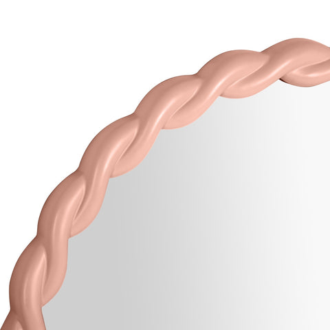 Agnes Mauve Round Mirror Model: TOV-C68815