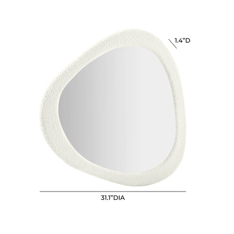 Klaryss Boucle Triangular Mirror Model: TOV-C68852