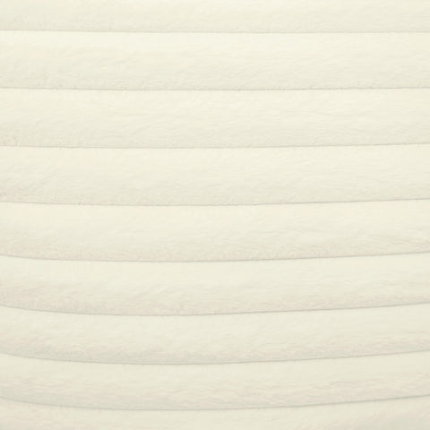 Furry Cream Vegan Fur Rectangular Accent Pillow Model: TOV-C68931