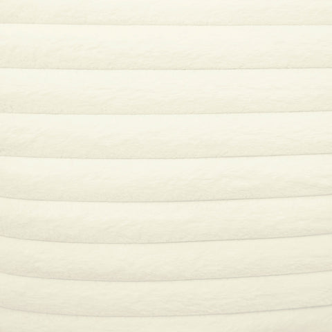 Furry Cream Vegan Fur Square Accent Pillow Model: TOV-C68933