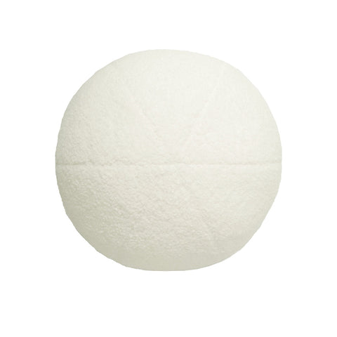 Boba Cream Vegan Shearling 9" Pillow Model: TOV-C68975