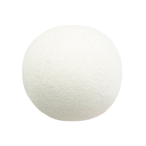 Boba Cream Vegan Shearling 9" Pillow Model: TOV-C68975