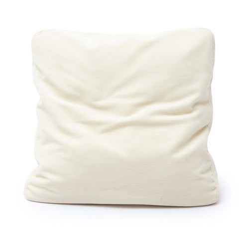 Tipsy Cream Chenille 20" x 20" Square Floppy Pillow Model: TOV-C69144