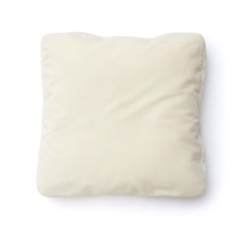 Tipsy Cream Chenille 20" x 20" Square Floppy Pillow Model: TOV-C69144