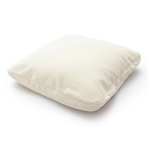 Tipsy Cream Chenille 20" x 20" Square Floppy Pillow Model: TOV-C69144