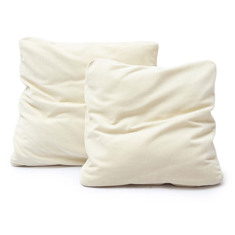 Tipsy Cream Chenille 20" x 20" Square Floppy Pillow Model: TOV-C69144