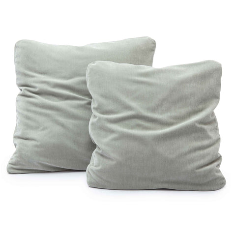 Tipsy Mint Green Upcycled Chenille 24" x 24" Square Floppy Pillow Model: TOV-C69146