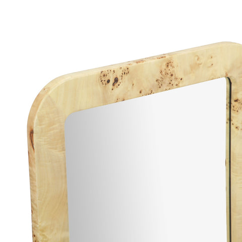 Tessa Natural Burl Wall Mirror Model: TOV-C69155