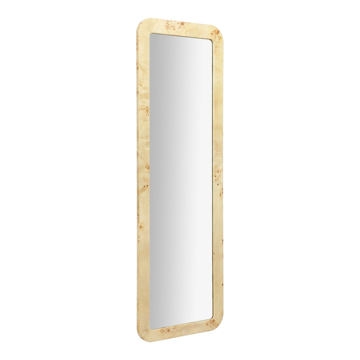 Tessa Natural Burl 72" Floor Mirror Model: TOV-C69156