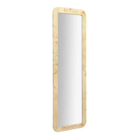 Tessa Natural Burl 72" Floor Mirror Model: TOV-C69156