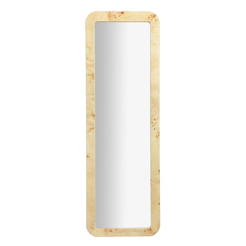 Tessa Natural Burl 72" Floor Mirror Model: TOV-C69156