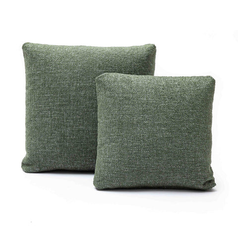 Malolo Green Basketweave 20" Square Vegan-Down Pillow Model: TOV-C69264