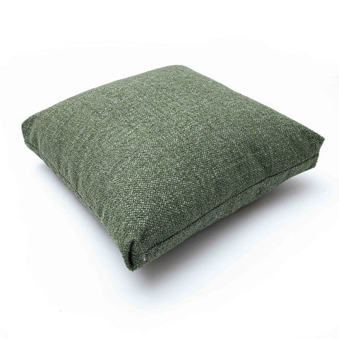 Malolo Green Basketweave 16" Square Vegan-Down Pillow - COVER Model: TOV-C69265-COVER