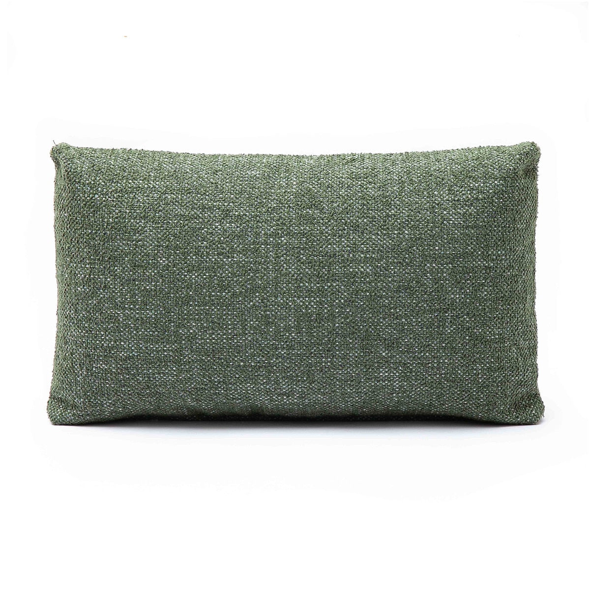 Malolo Green Basketweave 20"x12" Rectangular Vegan-Down Pillow Model: TOV-C69266