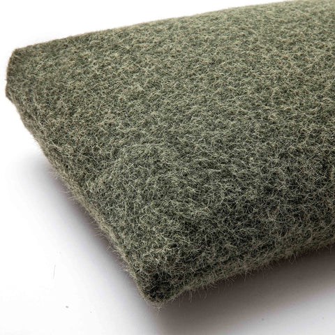 Malolo Green Long Mohair 20"x12" Rectangular Vegan-Down Pillow - COVER Model: TOV-C69271-COVER