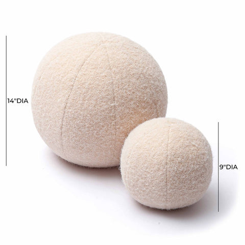 Boba Rose-Tan Long Mohair 9" Pillow Model: TOV-C69273