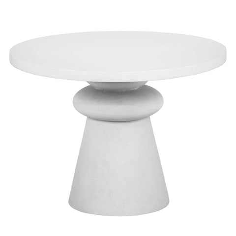 Lupita White 42" Round Dinette Table Model: TOV-D18432