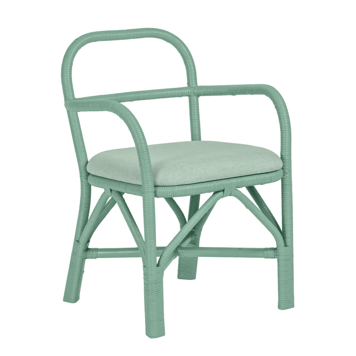 Ginny Green Rattan Dining Chair Model: TOV-D21022