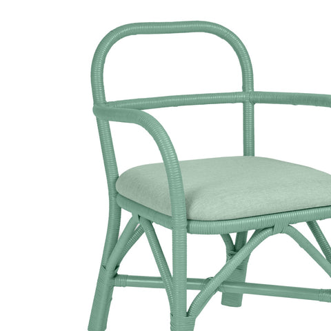 Ginny Green Rattan Dining Chair Model: TOV-D21022