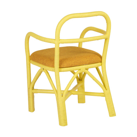 Ginny Yellow Rattan Dining Chair Model: TOV-D21023