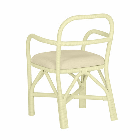 Ginny Cream Rattan Dining Chair Model: TOV-D21024