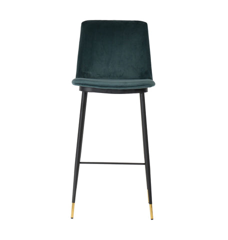Evora Green Velvet Counter Stool (Set of 2) Model: TOV-D4330