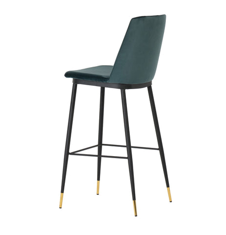 Evora Green Velvet Counter Stool (Set of 2) Model: TOV-D4330