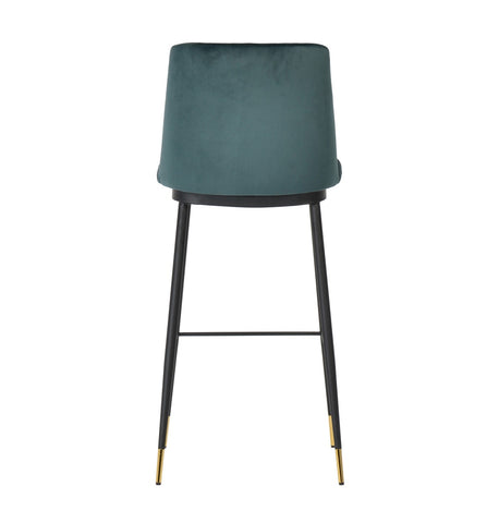 Evora Green Velvet Counter Stool (Set of 2) Model: TOV-D4330