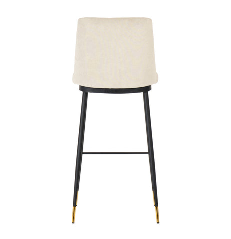 Evora Cream Velvet Counter Stool (Set of 2) Model: TOV-D4331