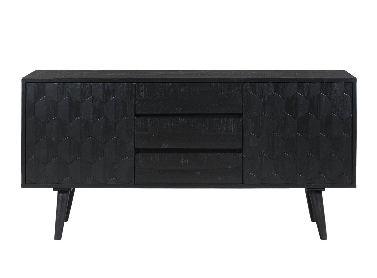 Valentina Black Acacia 59" Buffet Model: TOV-D44013