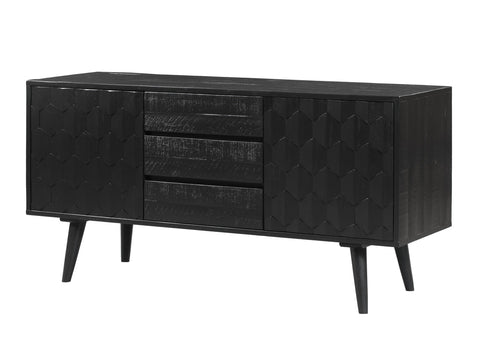 Valentina Black Acacia 59" Buffet Model: TOV-D44013