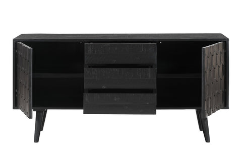 Valentina Black Acacia 59" Buffet Model: TOV-D44013