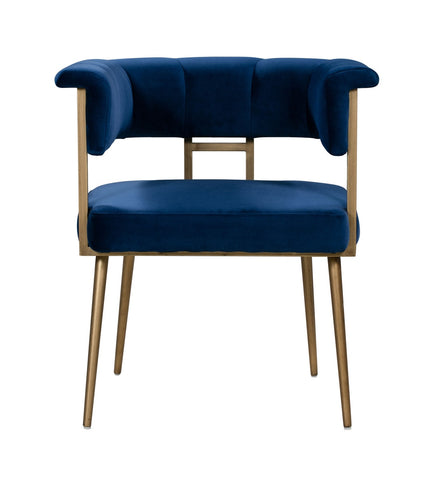 Astrid Navy Velvet Chair Model: TOV-D44023