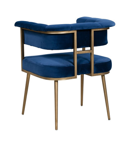 Astrid Navy Velvet Chair Model: TOV-D44023