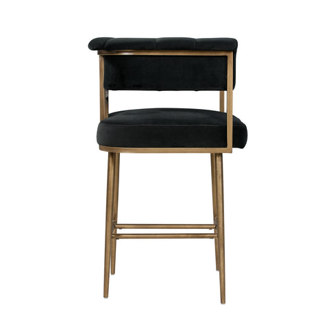 Astrid Grey Velvet Counter Stool Model: TOV-D44025