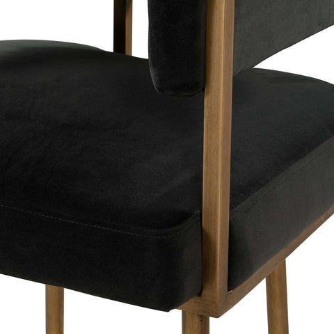 Astrid Grey Velvet Counter Stool Model: TOV-D44025