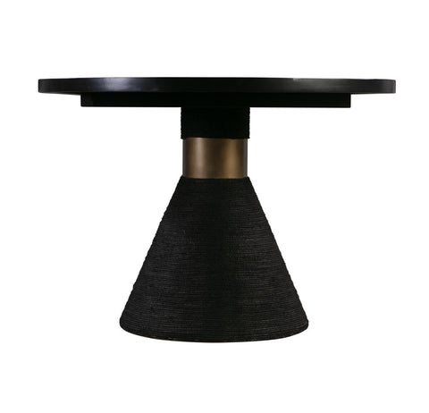 Rishi Black Rope Oval Table Model: TOV-D44047