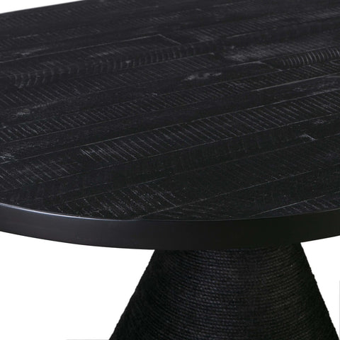 Rishi Black Rope Oval Table Model: TOV-D44047