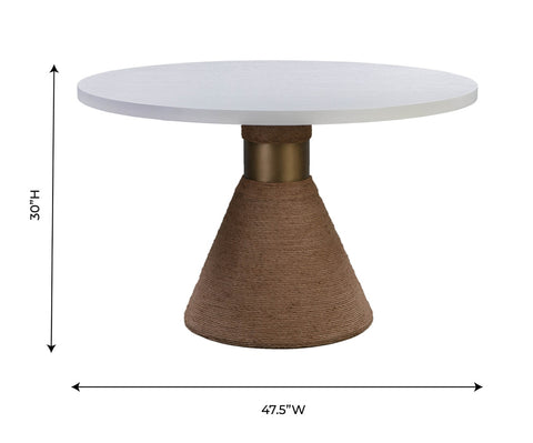 Rishi Natural Rope Round Table Model: TOV-D44050