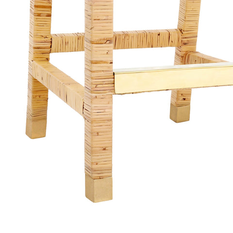 Amara Rattan Performance Fabric Counter Stool Model: TOV-D44149
