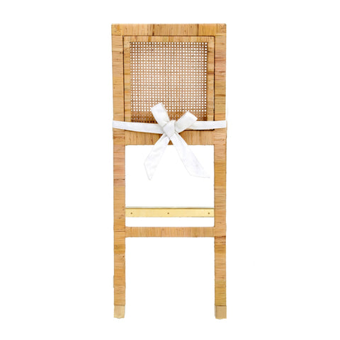 Amara Rattan Performance Fabric Bar Stool Model: TOV-D44151
