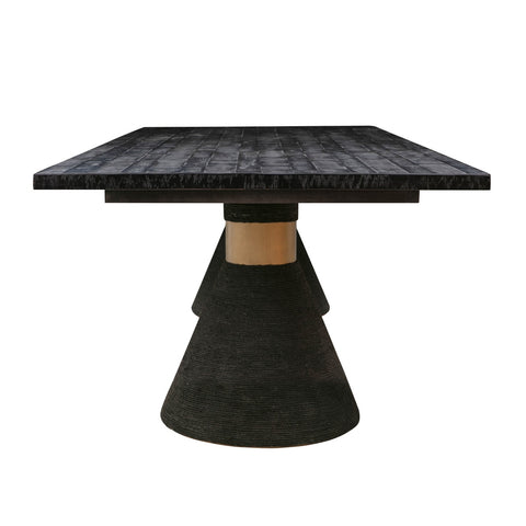 Rishi Black Rope Rectangular Table Model: TOV-D44153