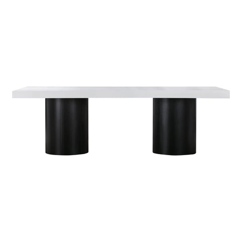 Nova White Lacquer 95" Rectangular Dining Table Model: TOV-D44185