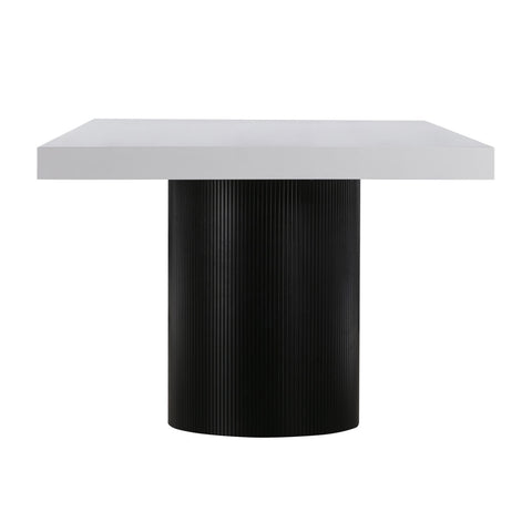 Nova White Lacquer 95" Rectangular Dining Table Model: TOV-D44185