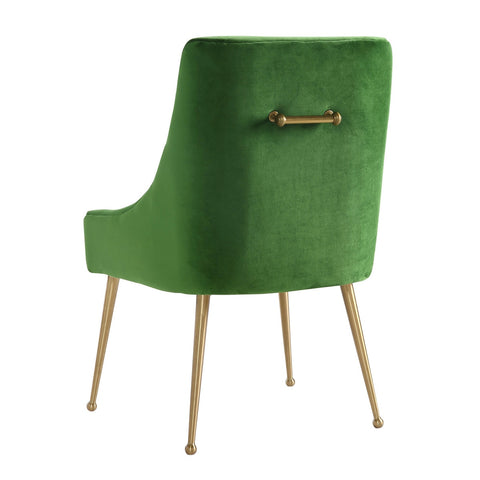 Beatrix Green Velvet Side Chair Model: TOV-D46