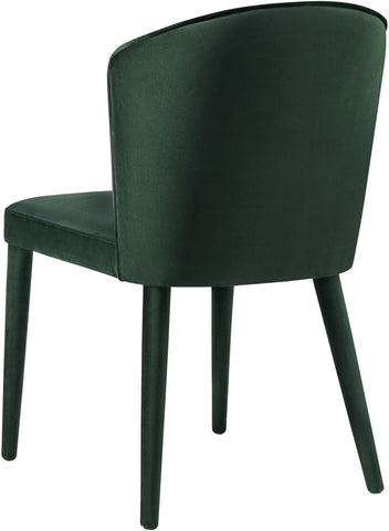 Metropolitan Forest Green Velvet Chair Model: TOV-D54