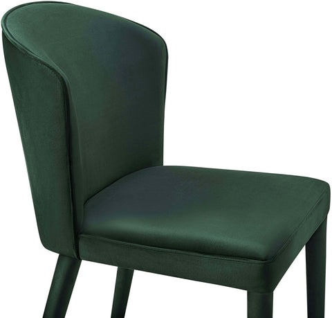 Metropolitan Forest Green Velvet Chair Model: TOV-D54
