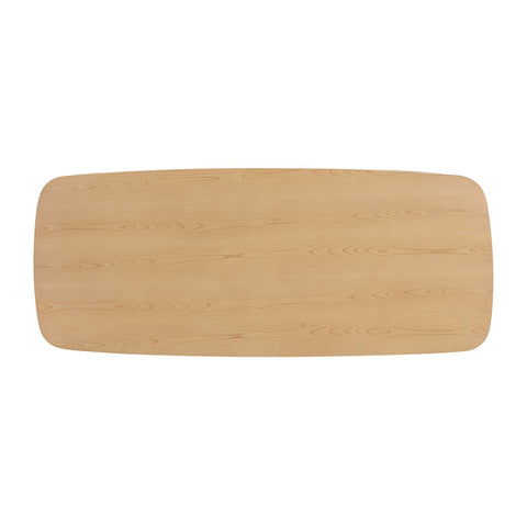 Cybill Natural Ash 94" Rectangular Dining Table Model: TOV-D54219