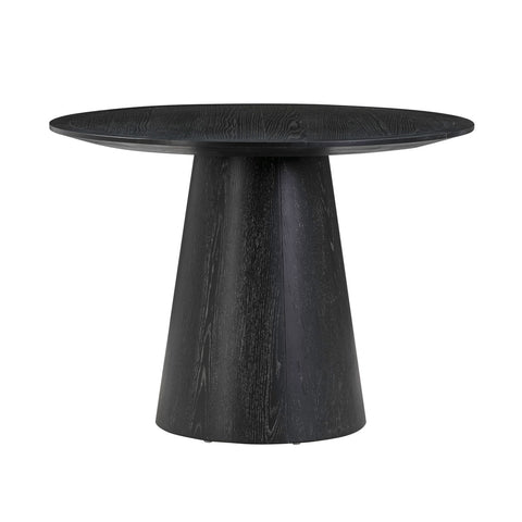 Sahara Black Oak 41" Round Dining Table Model: TOV-D54225